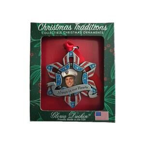 Gloria Duchin 2024 Christmas Traditions Military Always in our Hearts Ornament
